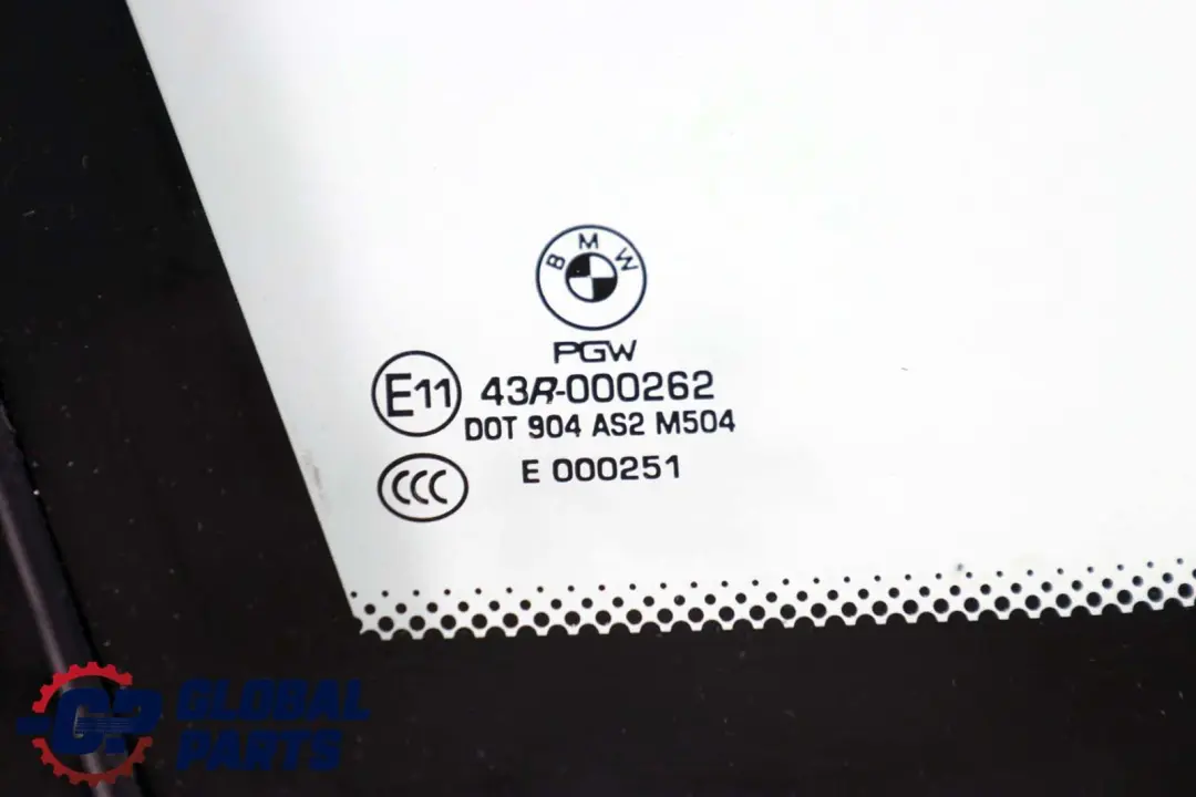 BMW X6 er E71 Seitenscheibe Grün Mit Dichtung Hinten Links AS2 - SKU 7189267 - Teilenummer 7189267