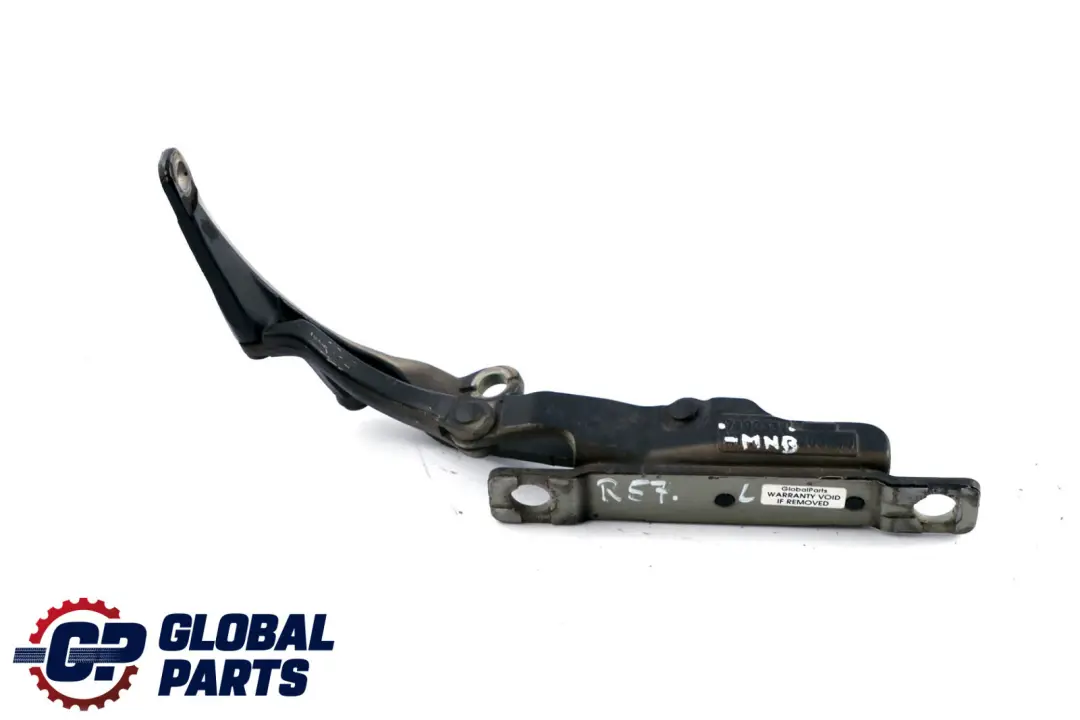 Left Boot Trunk Tailgate Hinge N/S Midnight Black to Mini Cabrio R57 with Part number 7190331 Mini Cabrio R57 Left Boot Trunk Tailgate Hinge N/S Midnight Black - SKU 7190331-MNB - Part number 7190331