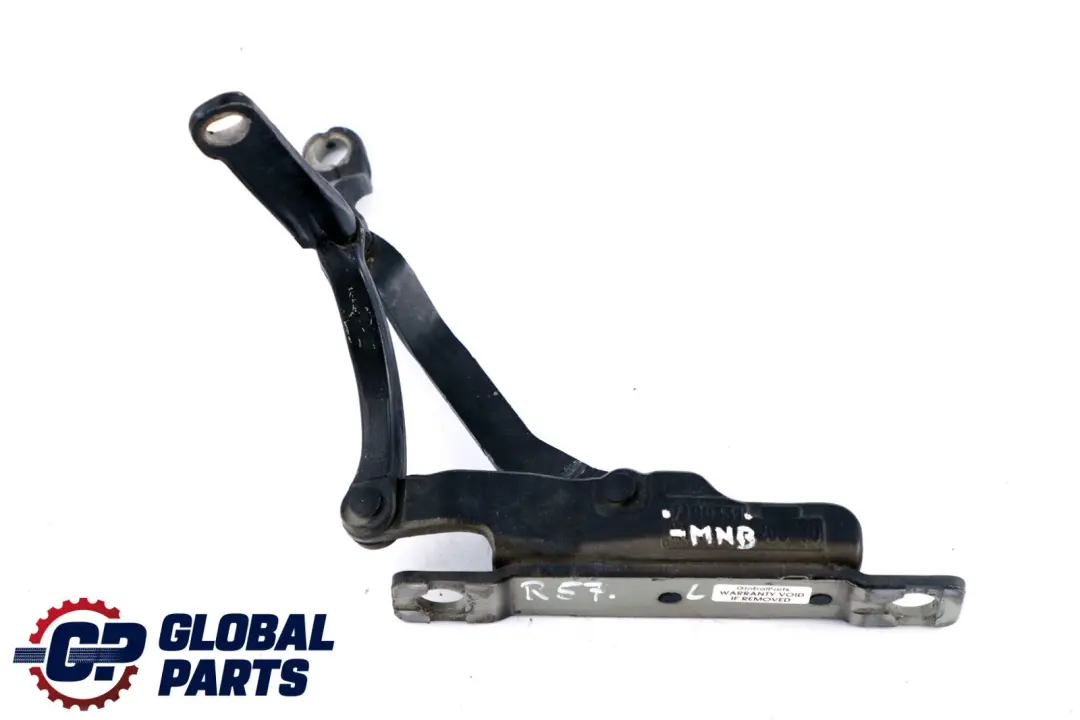 Scharnier Heckklappe Links Midnight Black Metallic für BMW Mini Cabrio R57 mit Teilenummer 7190331 BMW Mini Cabrio R57 Scharnier Heckklappe Links Midnight Black Metallic - SKU 7190331-MNB - Teilenummer 7190331