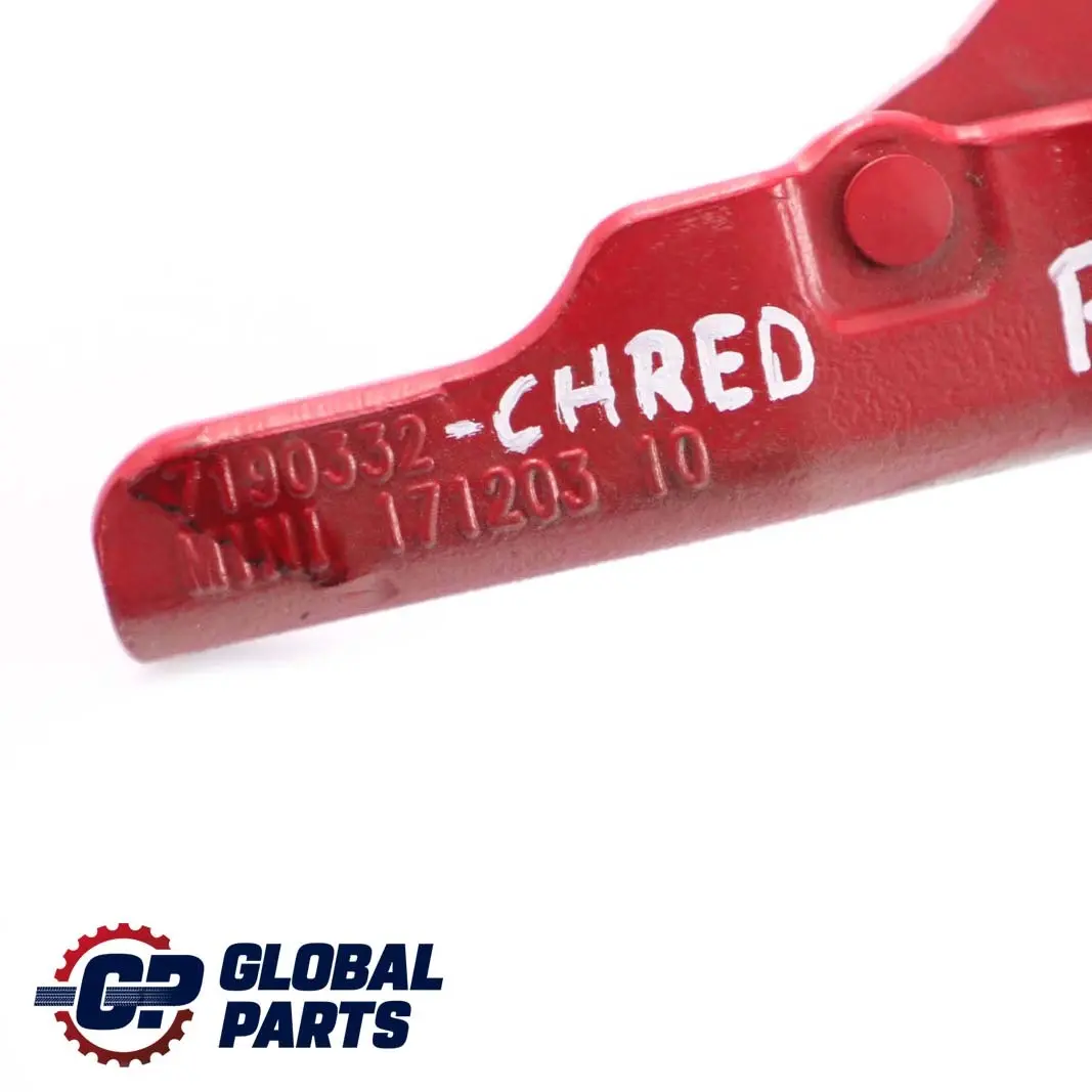 Derecho Boot Trunk Tailgate Hinge Chili Red 851 para Mini Cooper Cabrio R57 con número de pieza 7190332 Mini Cooper Cabrio R57 Derecho Boot Trunk Tailgate Hinge Chili Red 851 - SKU 7190332-CHRED - Número de pieza 7190332