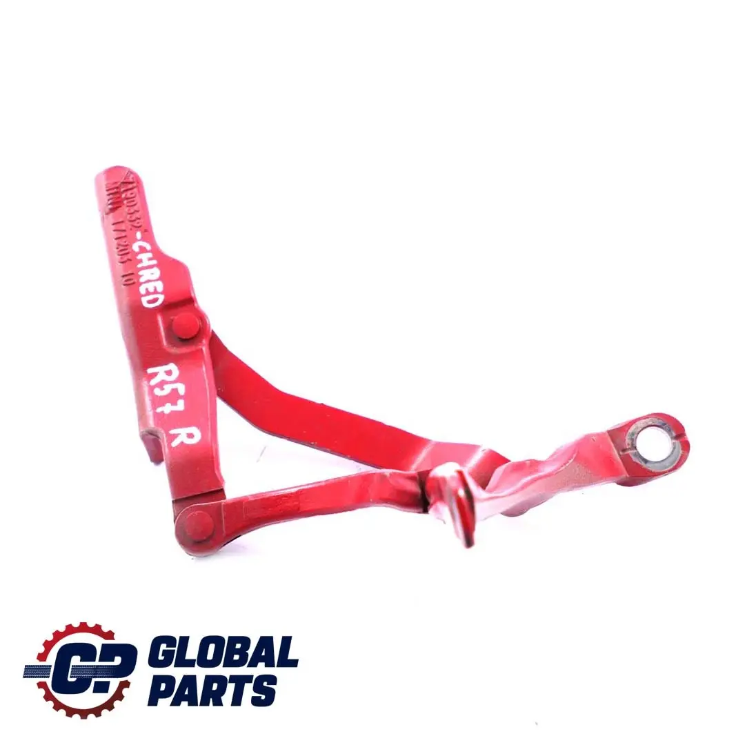 Charniere Hayon Droite Chili Red 851 Rouge pour Mini Cooper Cabriolet R57 à propos du numéro de pièce 7190332 Mini Cooper Cabriolet R57 Charniere Hayon Droite Chili Red 851 Rouge - SKU 7190332-CHRED - Numéro de pièce 7190332