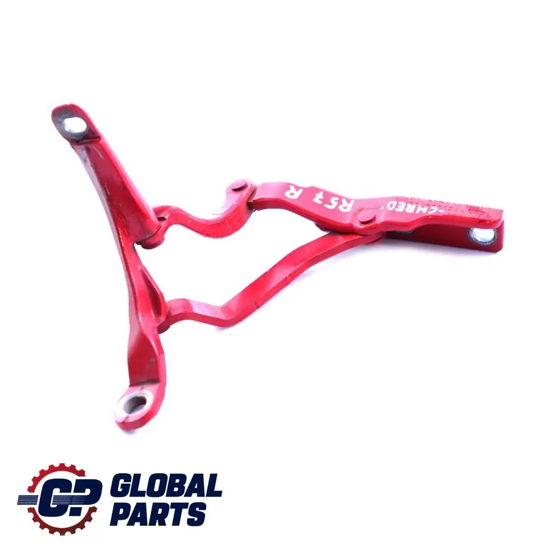 Scharnier Heckklappe Rechts Chili Red 851 Rot für BMW Mini Cooper Cabrio R57 mit Teilenummer 7190332 BMW Mini Cooper Cabrio R57 Scharnier Heckklappe Rechts Chili Red 851 Rot - SKU 7190332-CHRED - Teilenummer 7190332