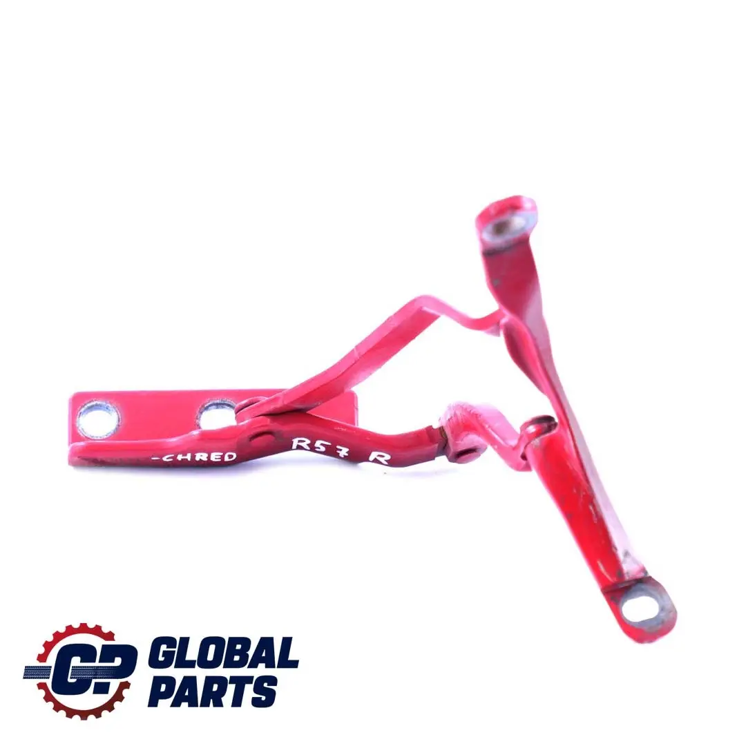 Charniere Hayon Droite Chili Red 851 Rouge pour Mini Cooper Cabriolet R57 à propos du numéro de pièce 7190332 Mini Cooper Cabriolet R57 Charniere Hayon Droite Chili Red 851 Rouge - SKU 7190332-CHRED - Numéro de pièce 7190332