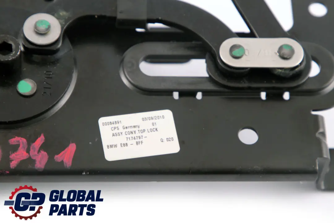 Descapotable Sistema De Bloqueo Mecanismo De Bloqueo Tapa Plegable para BMW E88 con número de pieza 7190741 BMW E88 Descapotable Sistema De Bloqueo Mecanismo De Bloqueo Tapa Plegable - SKU 7190741 - Número de pieza 7190741