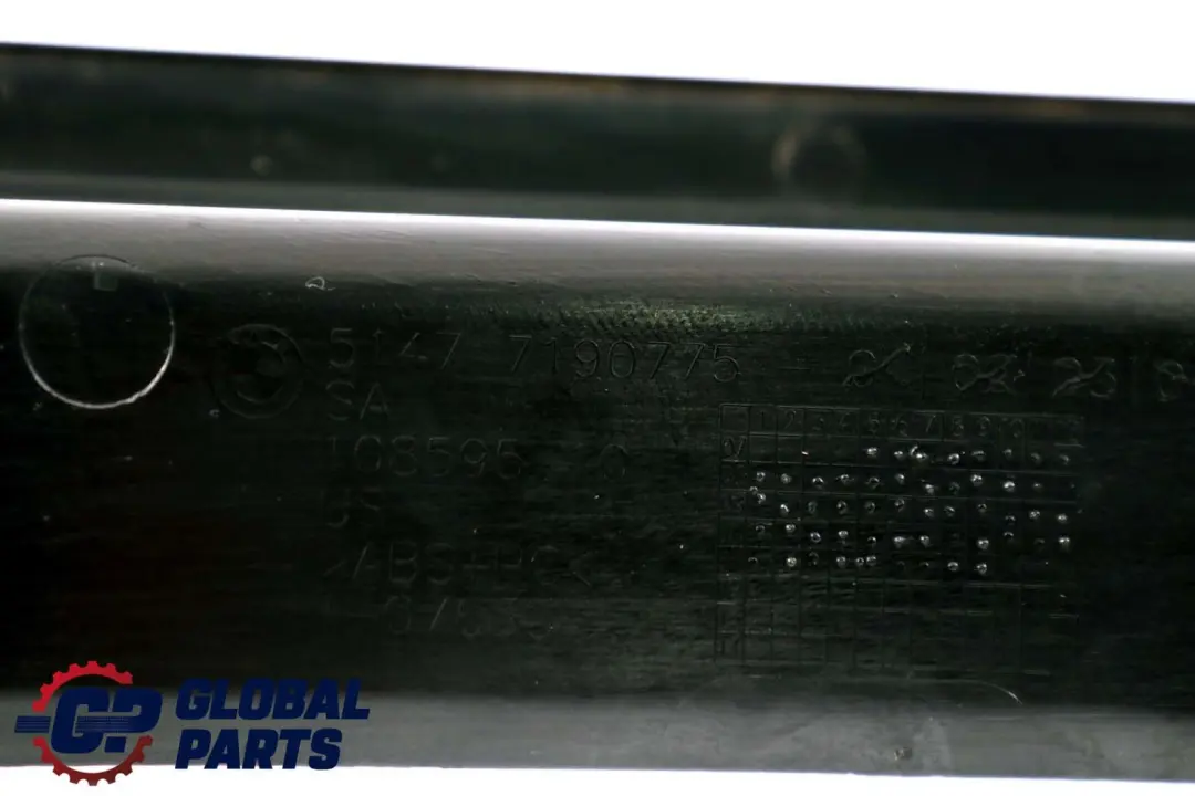 BMW X6 E71 Rear Tailgate Left Water Gutter Cover Protector - SKU 7190775 - Part number 7190775