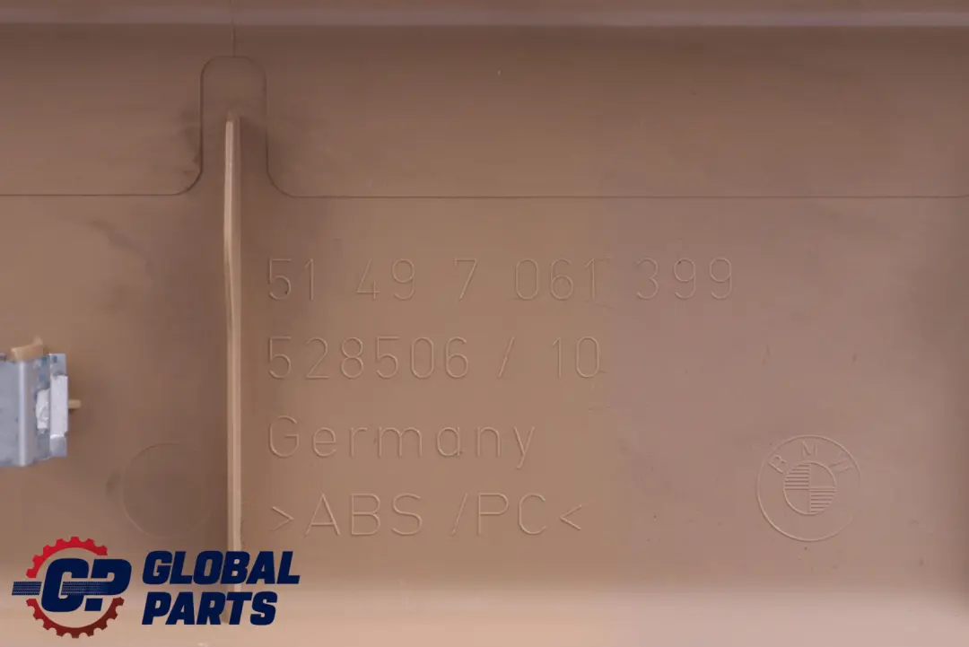 BMW 5 er E61 E61N LCI Verkleidung Heckklappe Oben Innen Beige - SKU 7190865 - Teilenummer 7190865