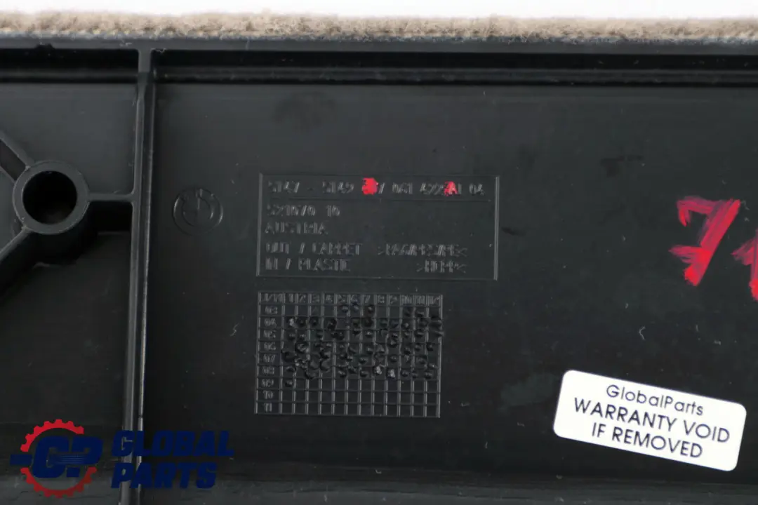 Light Trunk Lid Creambeige Beige to BMW 5 Series E61 E61N LCi Cover Rear with Part number 7190866 BMW 5 Series E61 E61N LCi Cover Rear Light Trunk Lid Creambeige Beige - SKU 7190866 - Part number 7190866