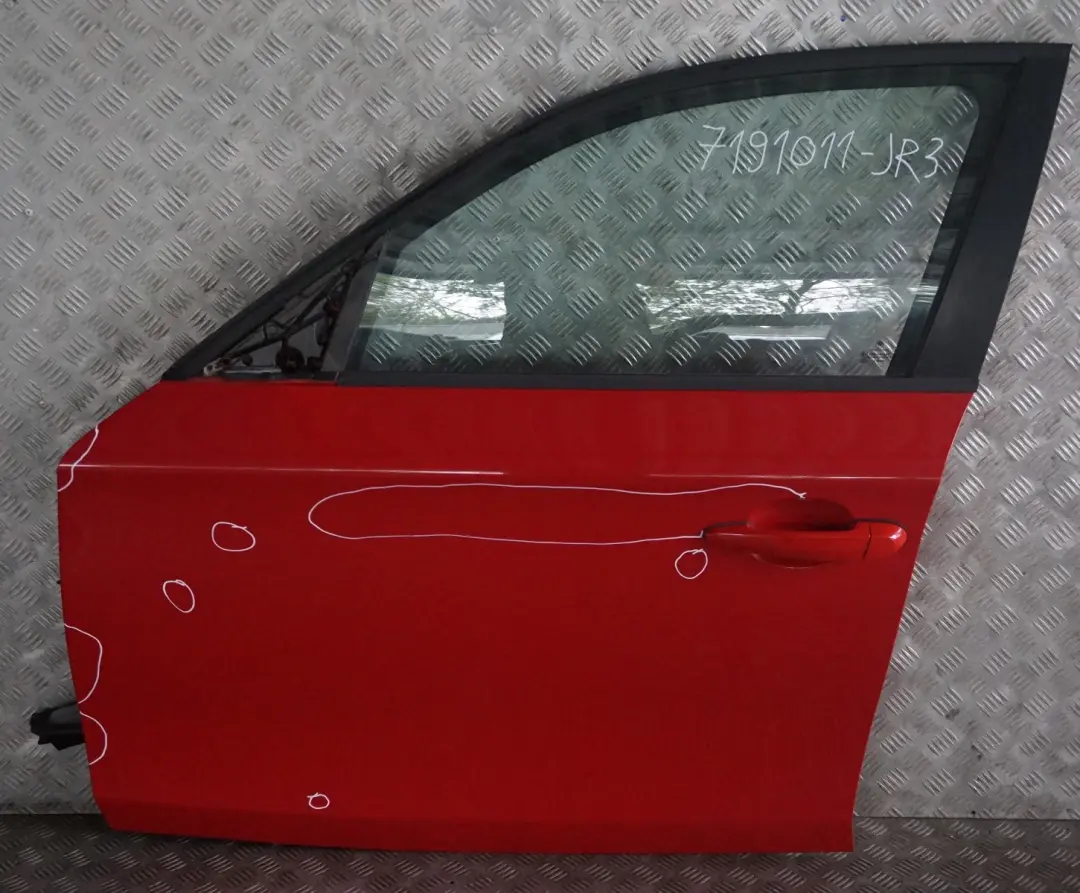 Door Front Left N/S Japanrot Japan Red Rot- 438 to BMW 1 Series 3 E87 with Part number 7191011 BMW 1 Series 3 E87 Door Front Left N/S Japanrot Japan Red Rot- 438 - SKU 7191011-JR3 - Part number 7191011