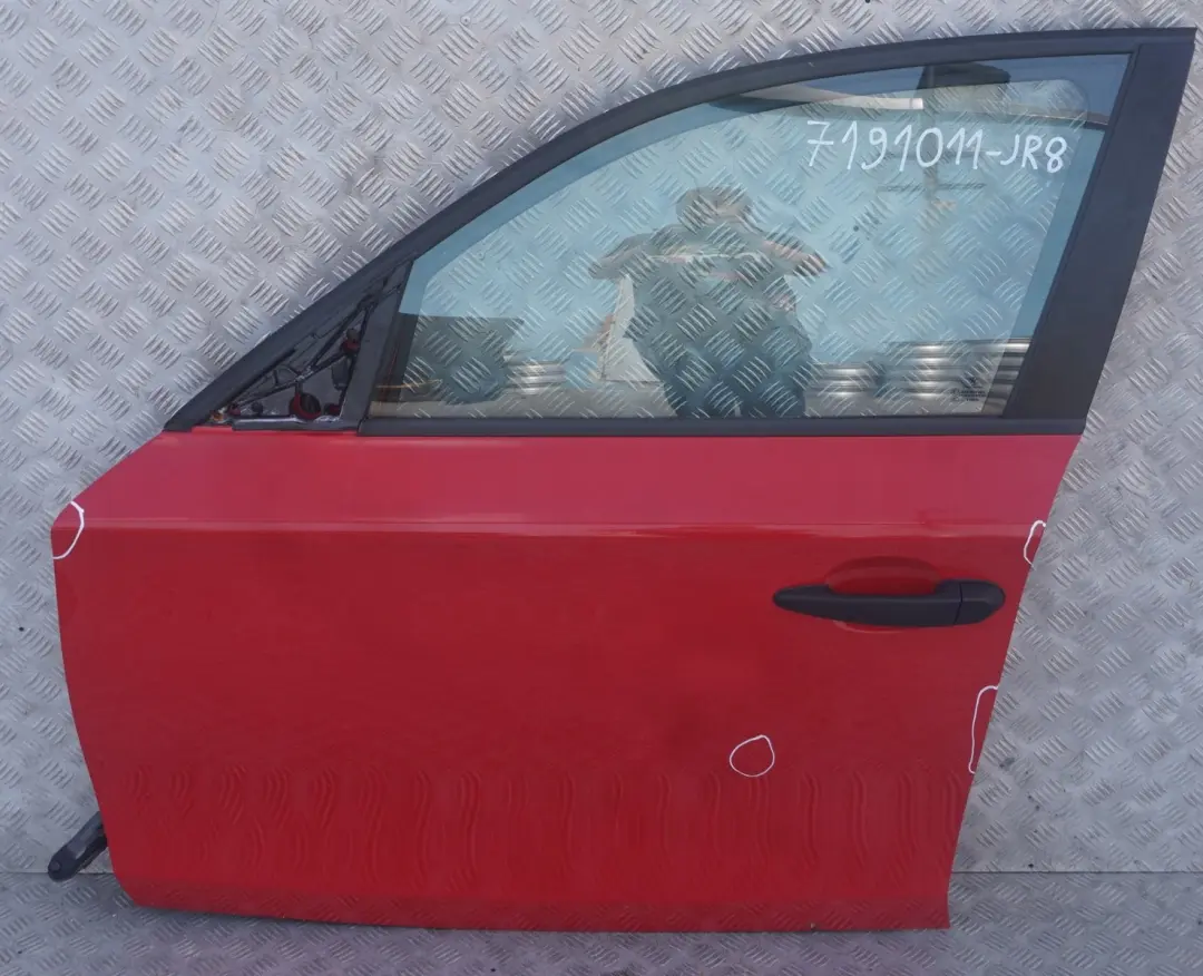 Door Front Left N/S Japanrot Japan Red Rot- 438 to BMW 1 SERIES 8 E87 E87N LCi with Part number 7191011 BMW 1 SERIES 8 E87 E87N LCi Door Front Left N/S Japanrot Japan Red Rot- 438 - SKU 7191011-JR8 - Part number 7191011