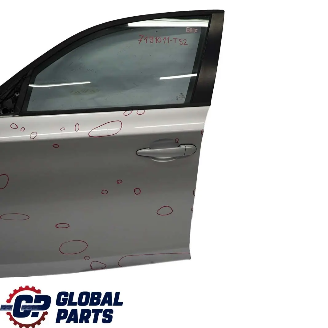 BMW 1 Series E87 Door Front Left N/S Titansilber Titan Silver Metallic - 354 - SKU 7191011-TS2 - Part number 7191011