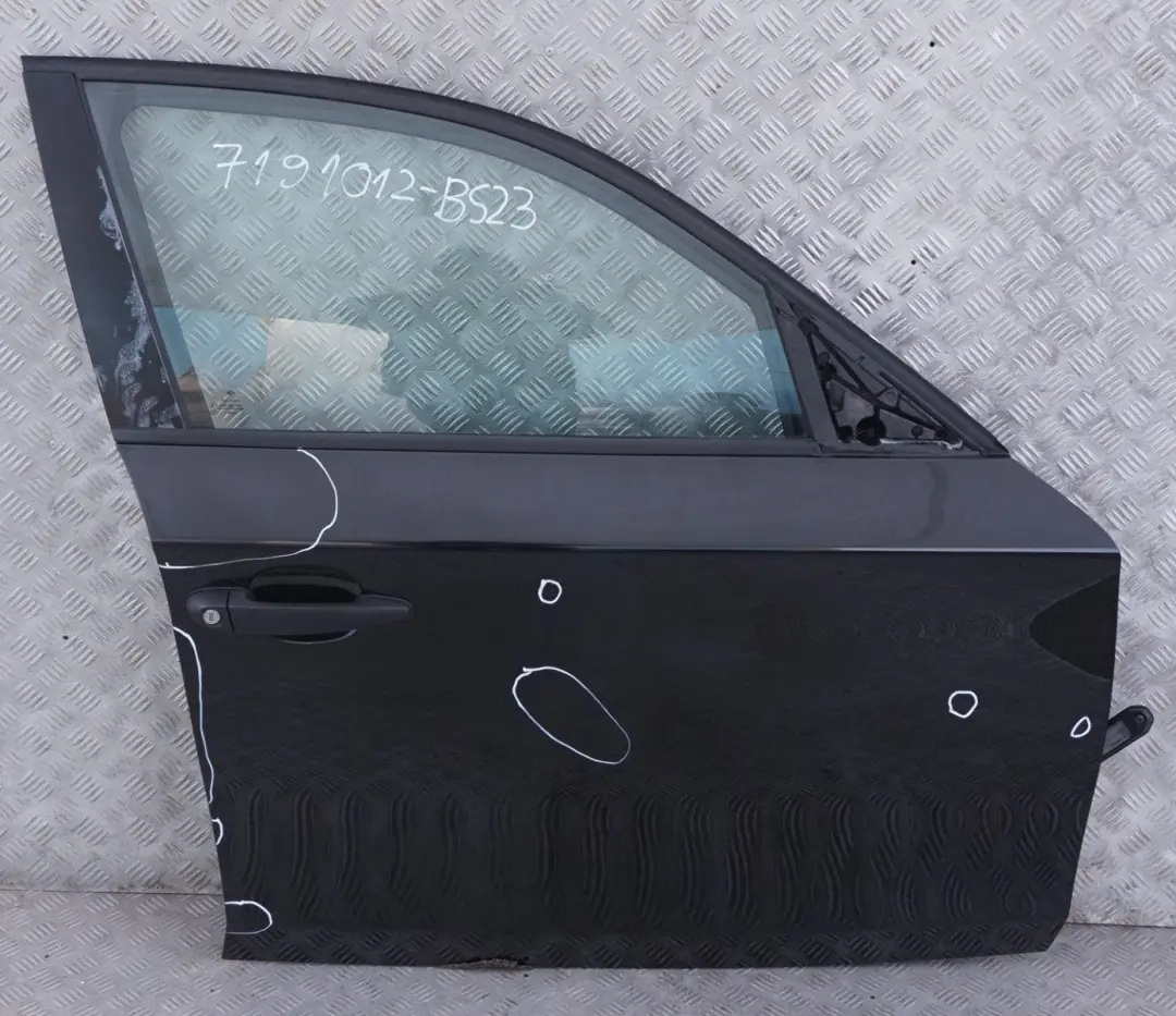 BMW 1 E87 drzwi prawe przednie black saphire 475 - SKU 7191012-BS23 - Numer Części 7191012
