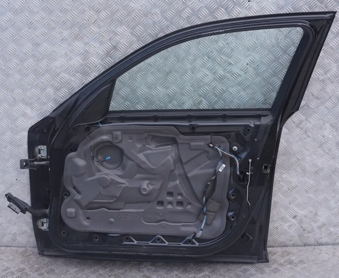 BMW 1 SERIES 32 E87 E87N Door Front Right O/S Black Sapphire Metallic - 475 - SKU 7191012-BS32 - Part number 7191012