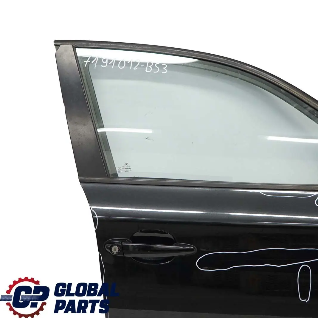 BMW E87 4 Porte avant Droite Noir Sapphire Noir Metallique - 475 - SKU 7191012-BS4 - Numéro de pièce 7191012