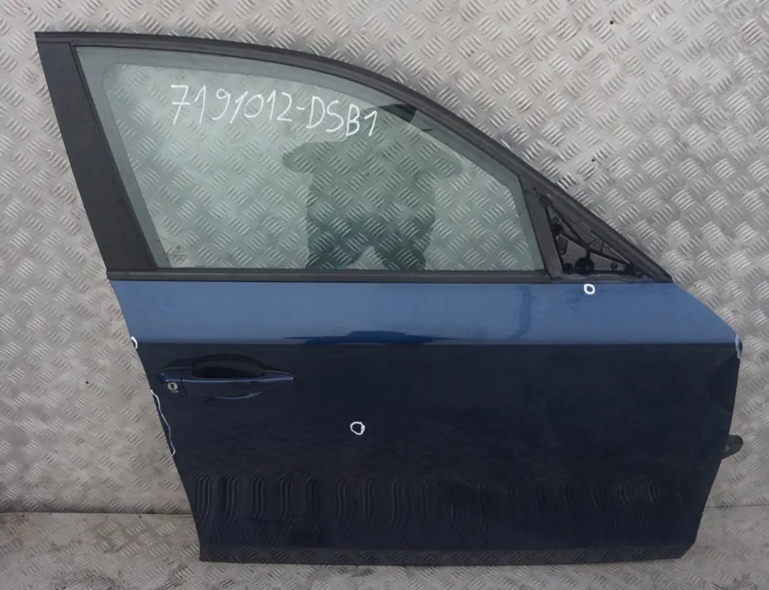 BMW 1 SERIES 1 E87 E87N Door Front Right O/S Tiefseeblau Deep Sea Blue Metallic - SKU 7191012-DSB1 - Part number 7191012