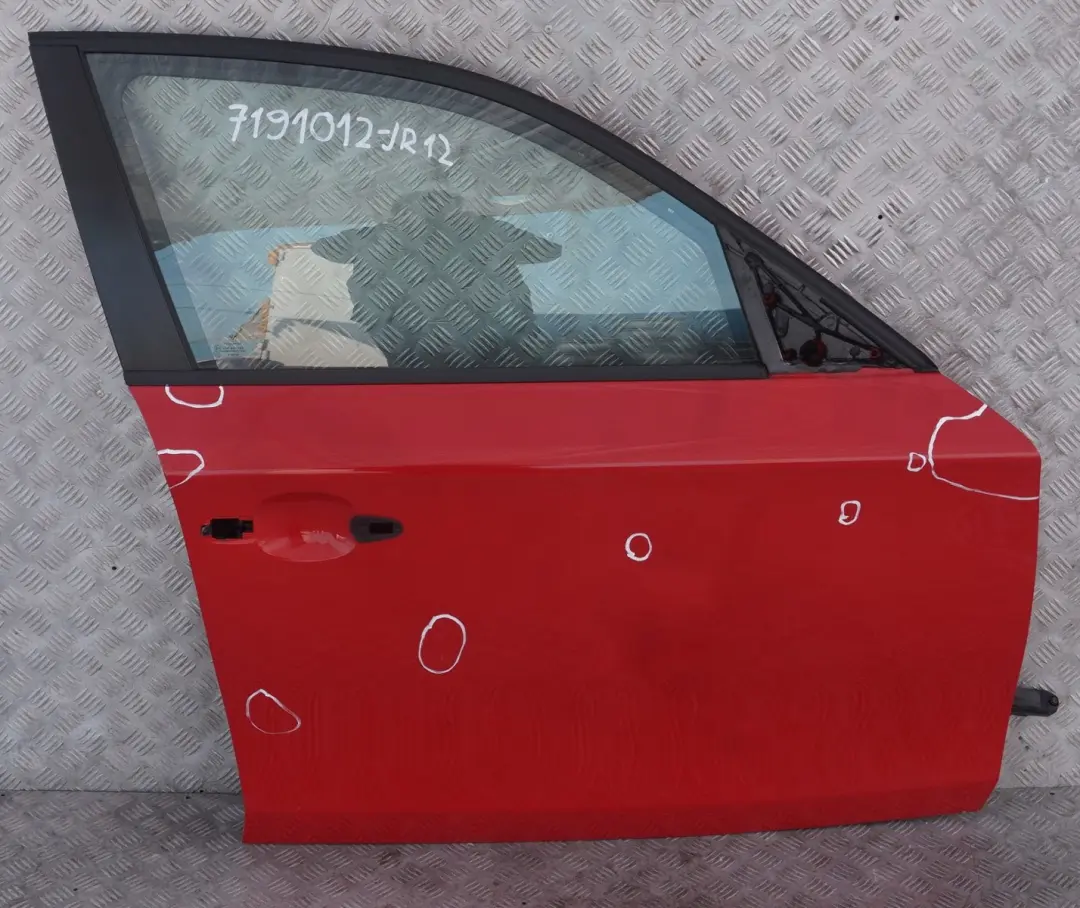 BMW 1 Series 12 E87 E87N Door Front Right O/S Japanrot Japan Rot Red - 438 - SKU 7191012-JR12 - Part number 7191012