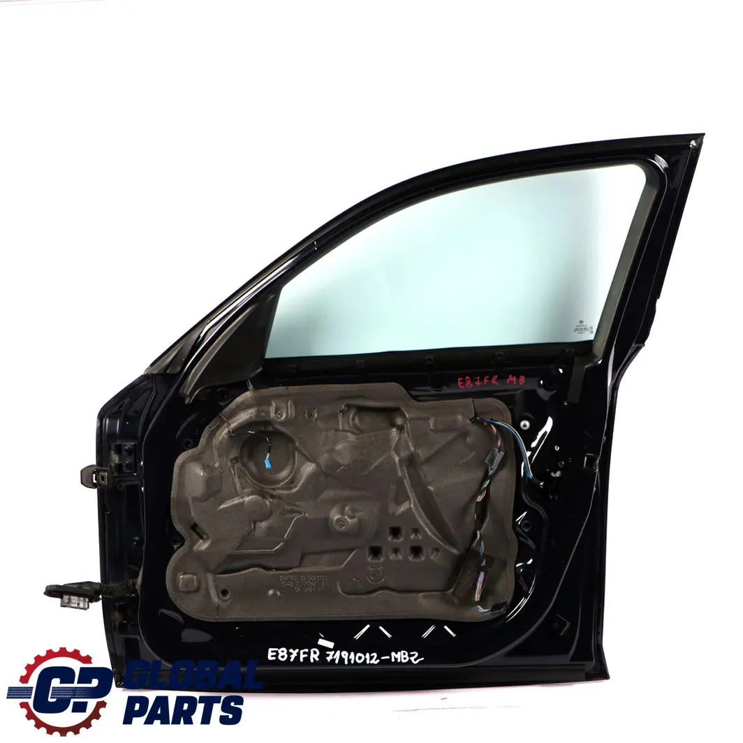 BMW 1 SERIES 2 E87 LCI Door Front Right O/S Monacoblau Monaco Blau Blue - A35 - SKU 7191012-MB2 - Part number 7191012