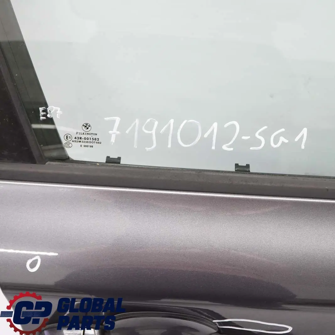 Drzwi prawe prawy przód sparkling graphite do BMW E87 o numerze 7191012 BMW E87 Drzwi prawe prawy przód sparkling graphite - SKU 7191012-SG1 - Numer Części 7191012