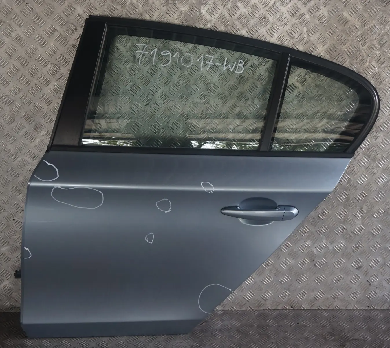 BMW 1 er E87 Tür Hinten Links Bluewater Wasserblau Metallic - 896
