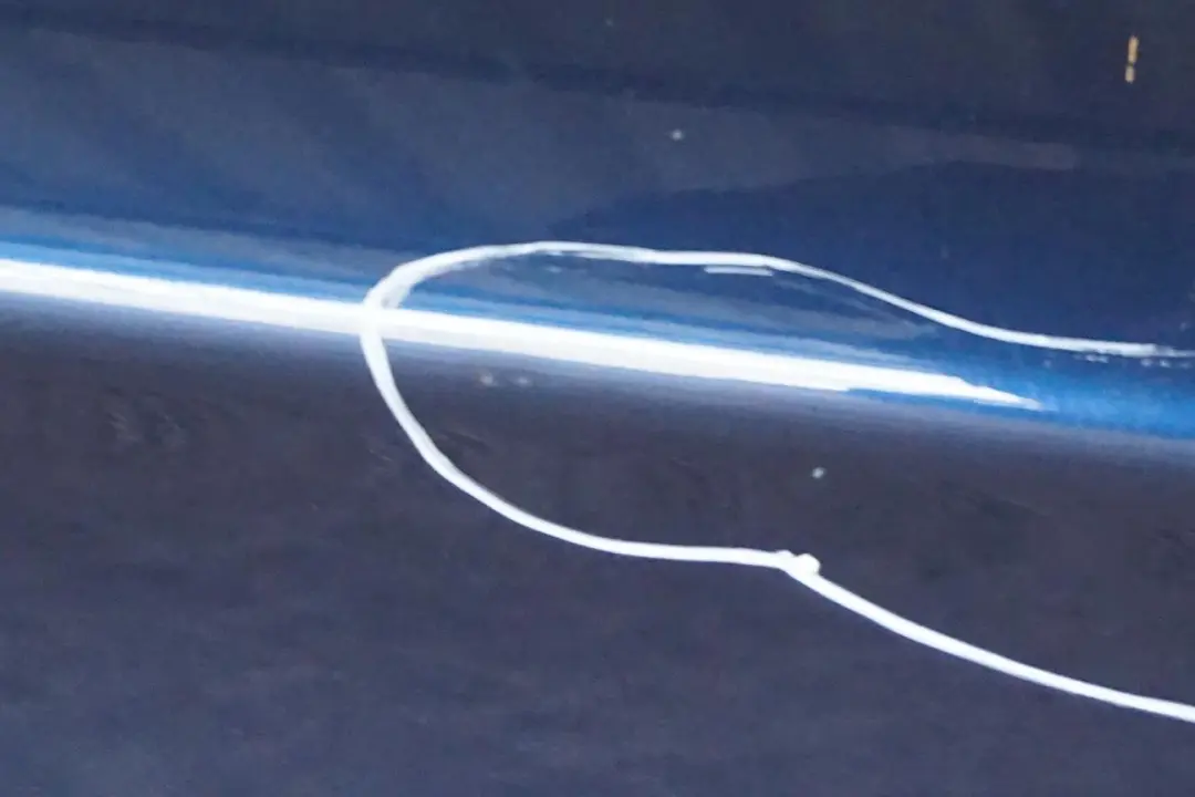 BMW 1 Series E87 E87N Door rear left N/S Tiefseeblau Deep Sea Blue Metallic A76 - SKU 7191017-DSB - Part number 7191017