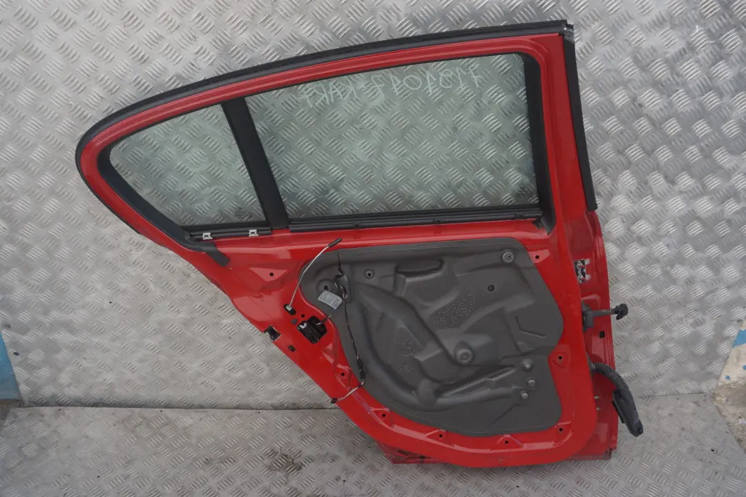 Door rear left N/S Karmesinrot Red Rot - A61 to BMW 1 SERIES 7 E87 E87N with Part number 7191017 BMW 1 SERIES 7 E87 E87N Door rear left N/S Karmesinrot Red Rot - A61 - SKU 7191017-KAR7 - Part number 7191017