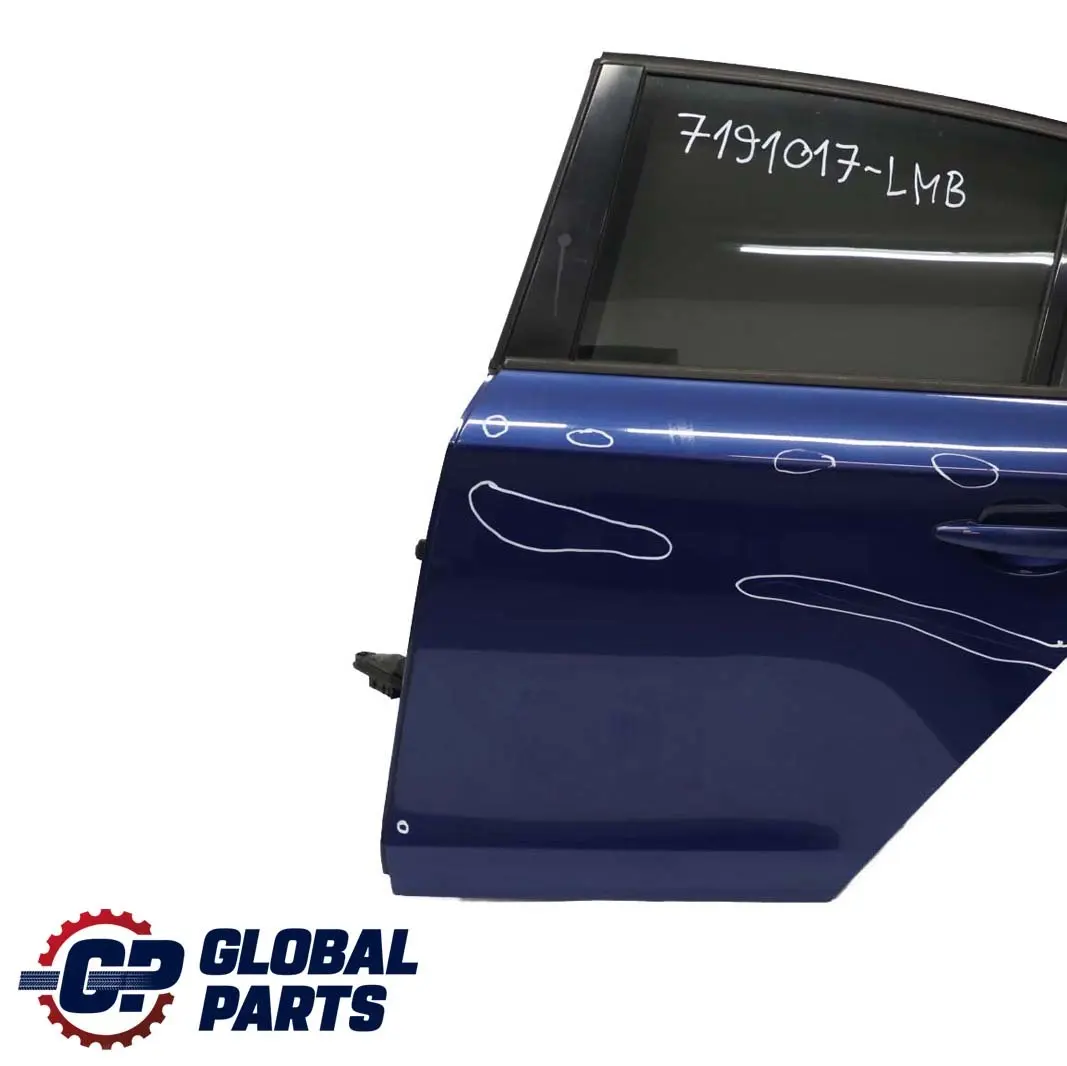 BMW 1 er E87 E87 LCI Tür hinten links Le Mans Blau Metallic - 381 - SKU 7191017-LMB - Teilenummer 7191017