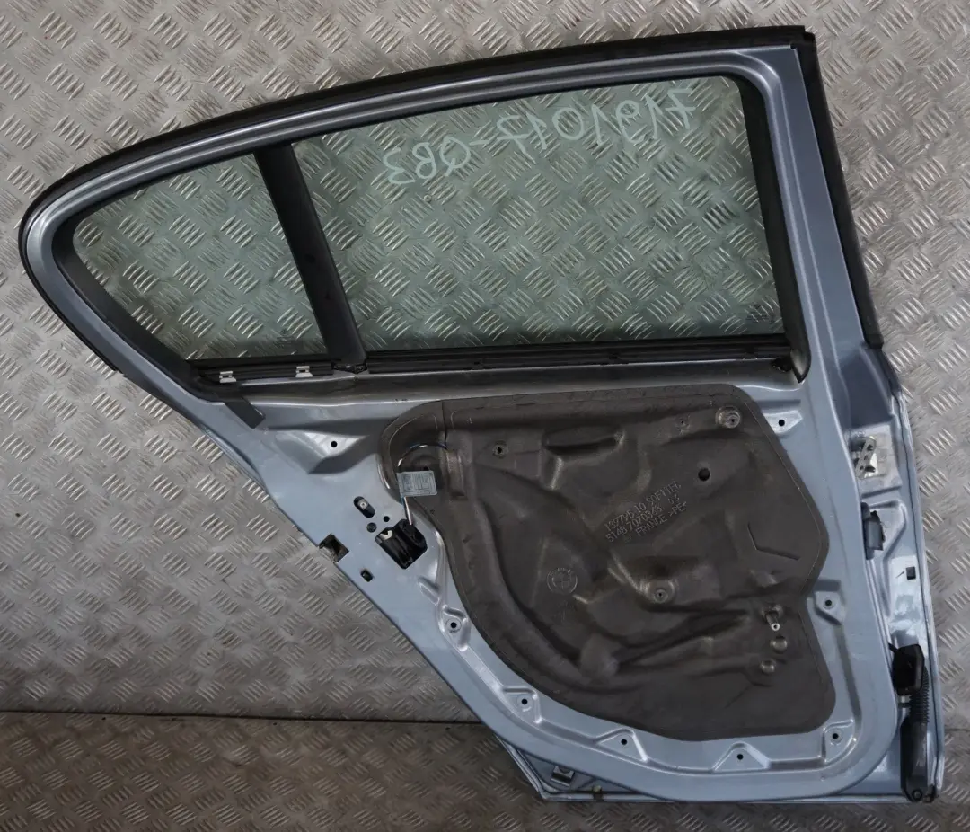 Door Rear Left N/S Quarzblau Blue Metallic - A18 to BMW 1 Series 3 E87 with Part number 7191017 BMW 1 Series 3 E87 Door Rear Left N/S Quarzblau Blue Metallic - A18 - SKU 7191017-QB3 - Part number 7191017