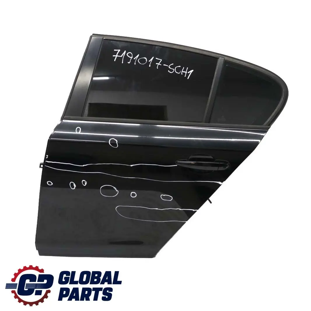 BMW E87 E87N Puerta Trasera Izquierda Schwarz 2 Negro II - 668 - SKU 7191017-SCH1 - Número de pieza 7191017