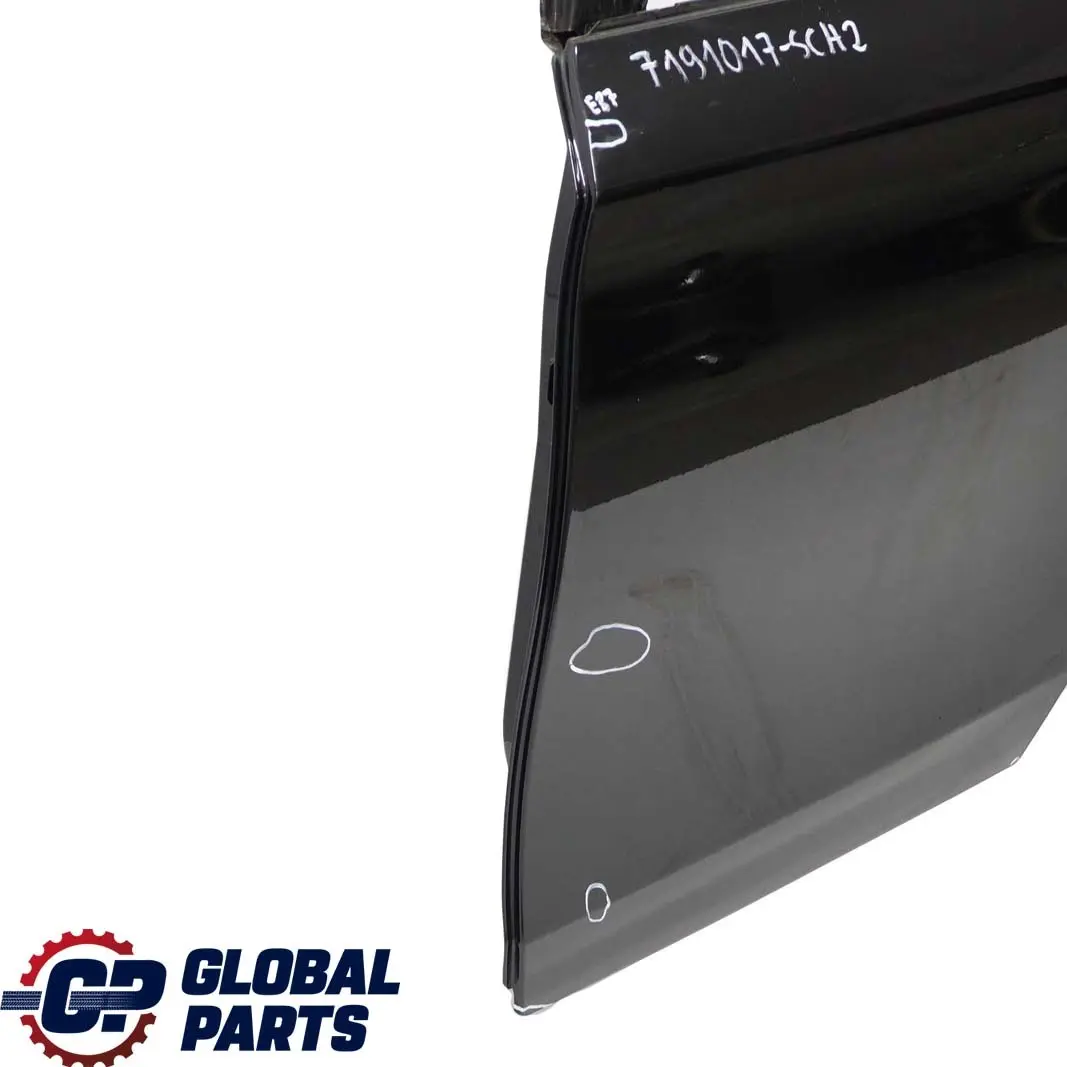 BMW 1 Series 2 E87 Door Rear Left N/S Schwarz II Black 2 - 668 - SKU 7191017-SCH2 - Part number 7191017