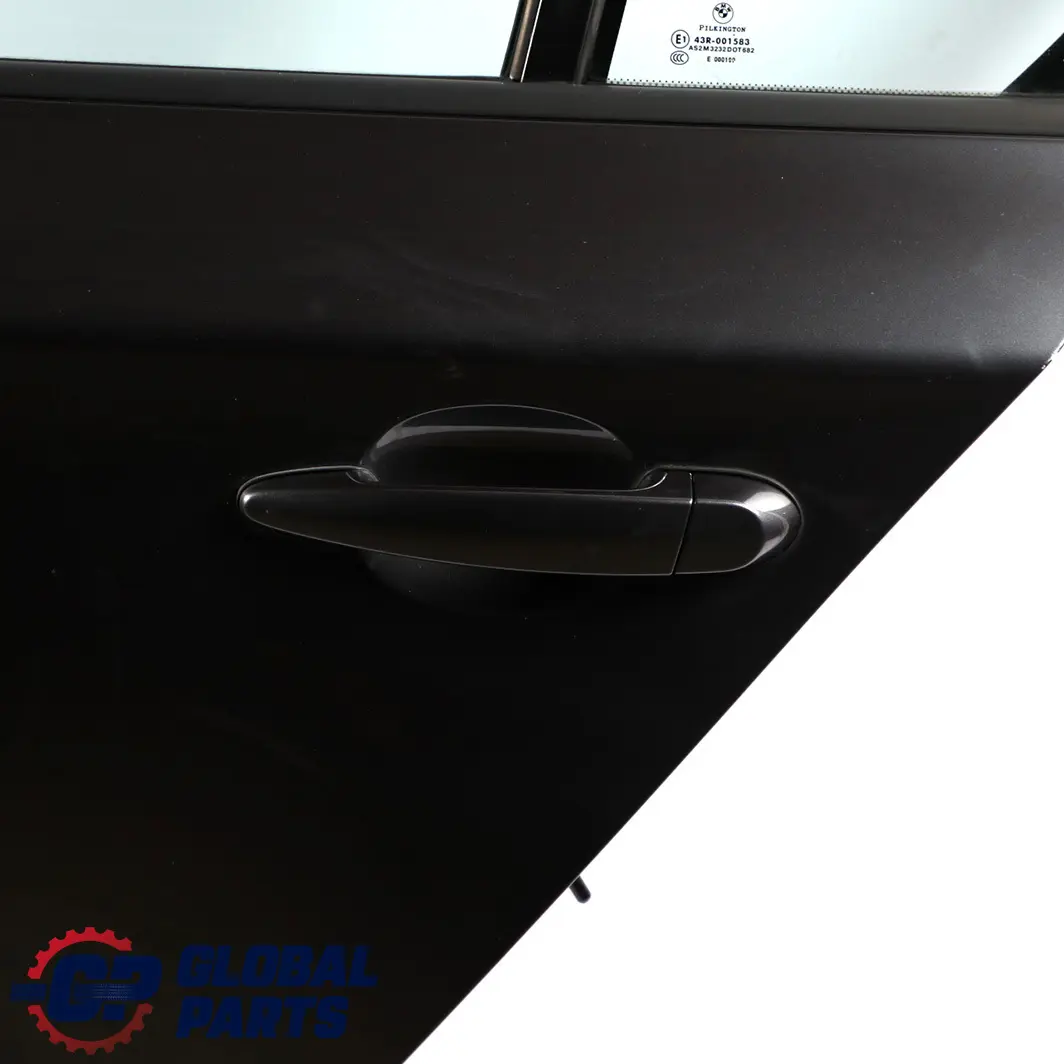 Door Rear Left N/S Sparkling Graphite Metallic - A22 to BMW 1 Series E87 with Part number 7191017 BMW 1 Series E87 Door Rear Left N/S Sparkling Graphite Metallic - A22 - SKU 7191017-SG - Part number 7191017