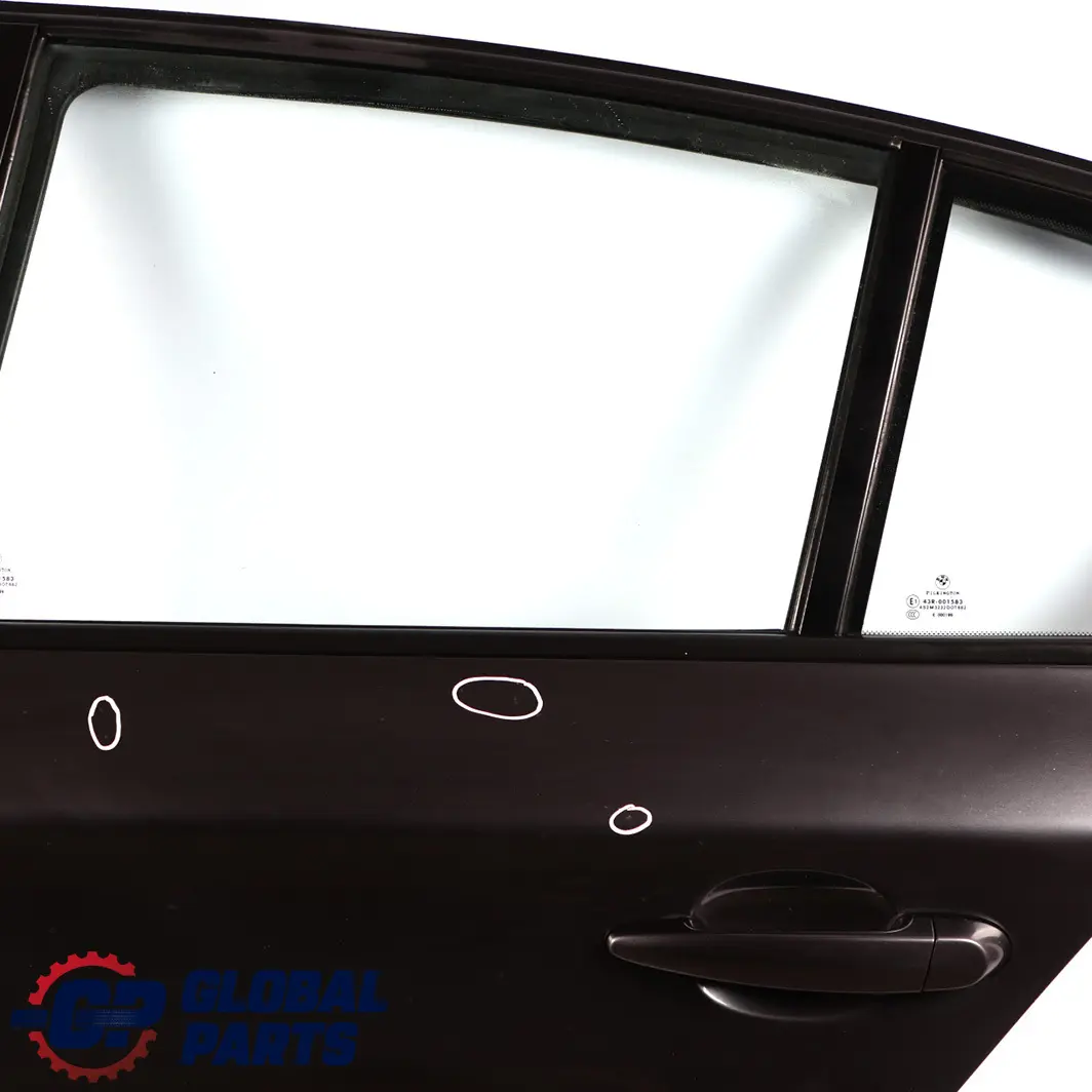 Door Rear Left N/S Sparkling Graphite Metallic - A22 to BMW 1 Series E87 3 with Part number 7191017 BMW 1 Series E87 3 Door Rear Left N/S Sparkling Graphite Metallic - A22 - SKU 7191017-SG3 - Part number 7191017