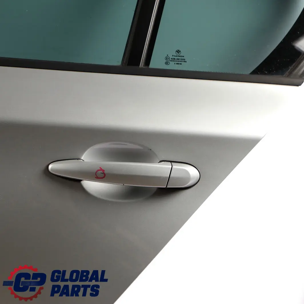 BMW 1 Series E87 Door Rear Left N/S Titansilber Silber Silver Metallic - 354 - SKU 7191017-TS4 - Part number 7191017