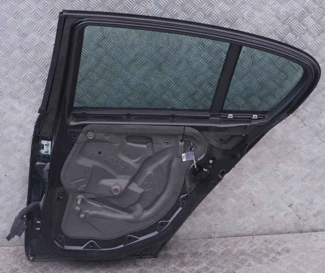 Door Rear Right O/S Black Sapphire Metallic 475 to BMW 1 SERIES 34 E87 E87N with Part number 7191018 BMW 1 SERIES 34 E87 E87N Door Rear Right O/S Black Sapphire Metallic 475 - SKU 7191018-BS34 - Part number 7191018
