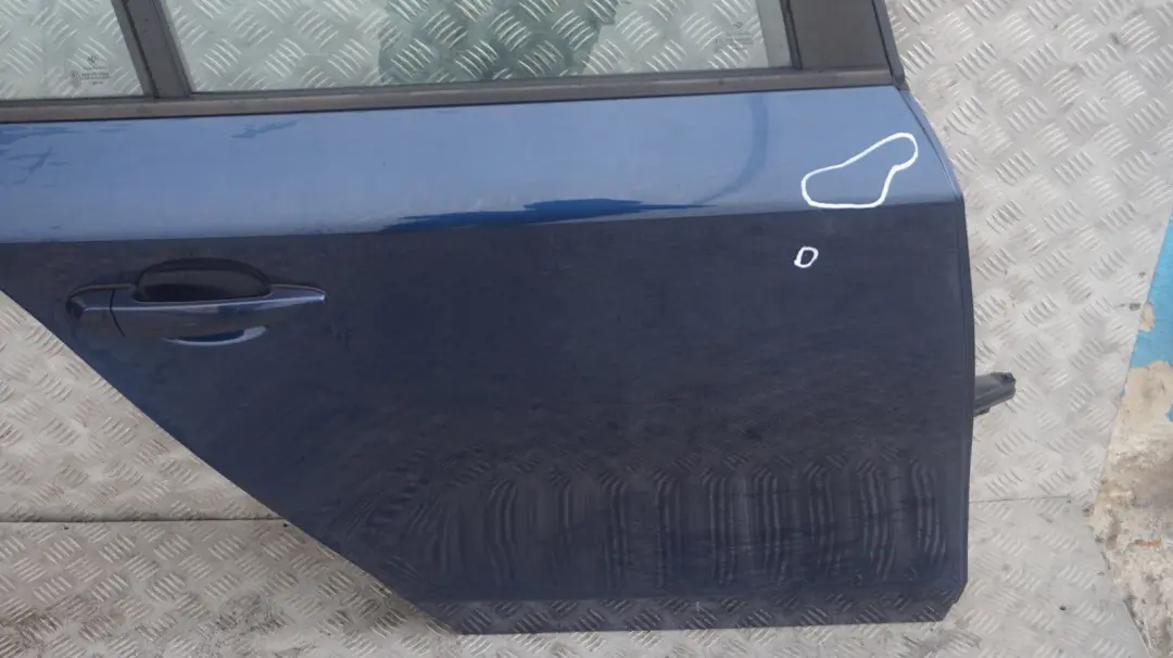 BMW 1 SERIES 1 E87 E87N Door Rear Right O/S Tiefseeblau Deep Sea Blue Metallic A76 - SKU 7191018-DSB1 - Part number 7191018