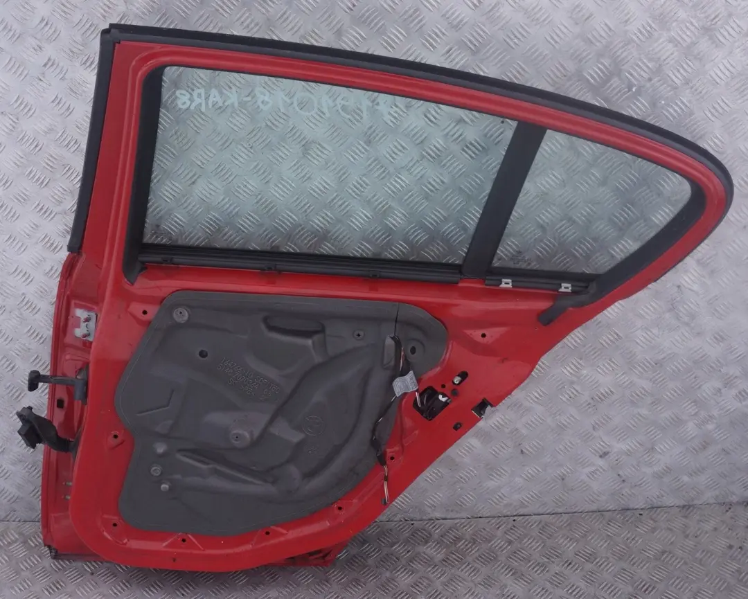 BMW 1 SERIES 8 E87 E87N Door rear right O/S Karmesinrot Red Rot - A61 - SKU 7191018-KAR8 - Part number 7191018