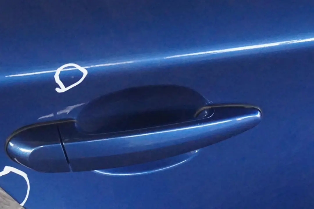 BMW 1 Series E87 Door Rear Right O/S Montegoblau Montego Blue Metallic - A51 - SKU 7191018-MTB4 - Part number 7191018