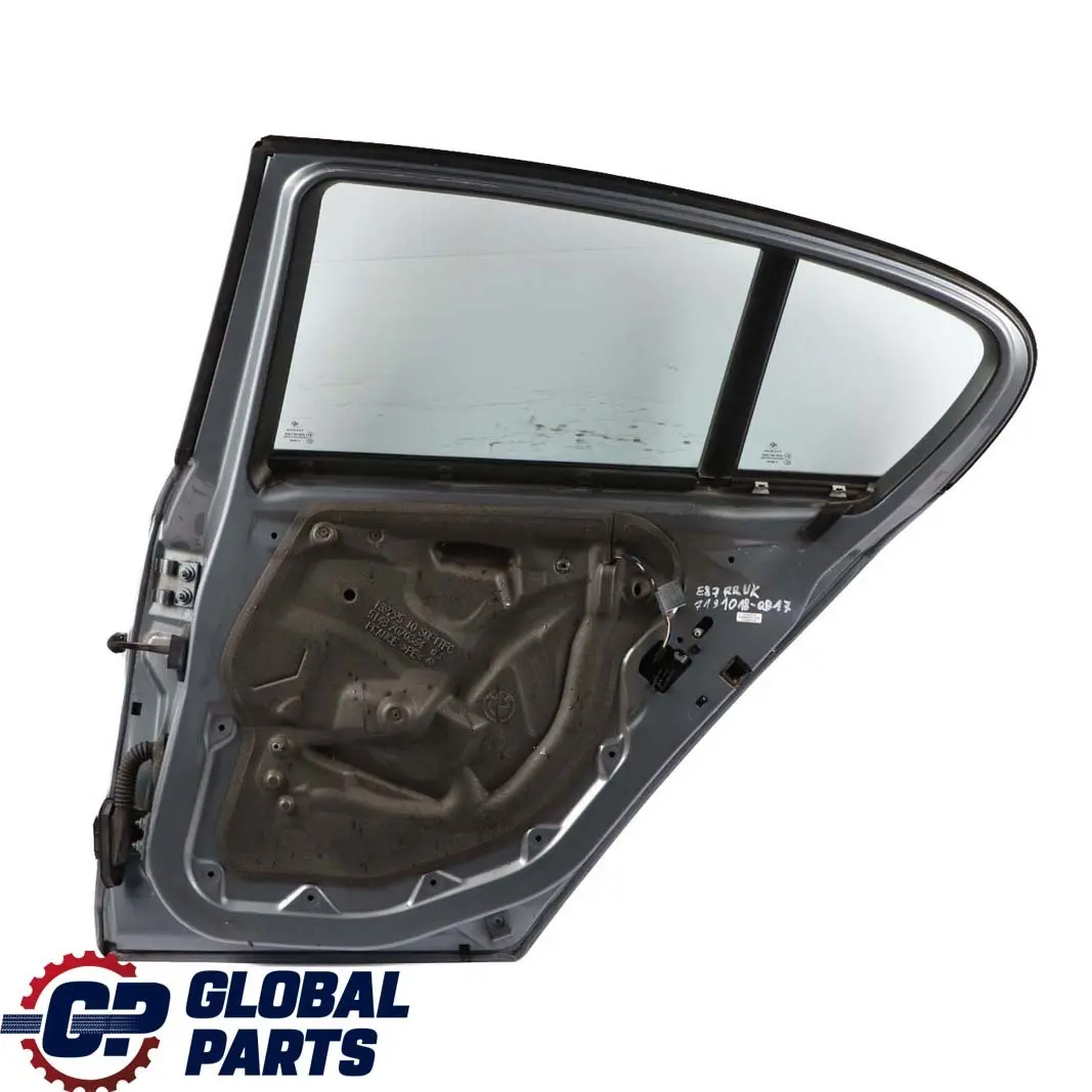 Door Rear Right O/S Quarzblau Blau Blue Metallic - A18 to BMW 1 Series E87 E87N with Part number 7191018 BMW 1 Series E87 E87N Door Rear Right O/S Quarzblau Blau Blue Metallic - A18 - SKU 7191018-QB17 - Part number 7191018