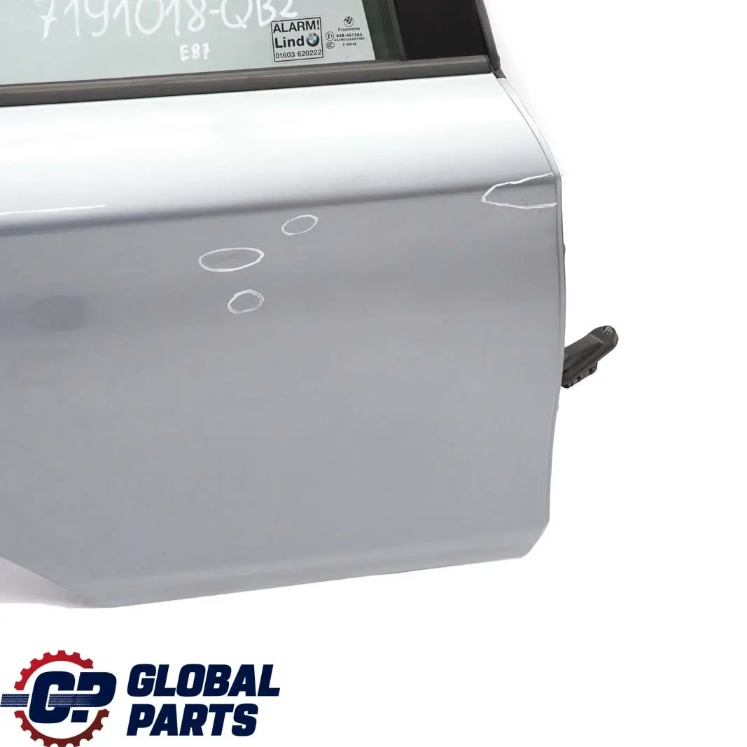 Tür Hinten Rechts Quarzblau Blau Metallic für BMW 1 er E87 LCI mit Teilenummer 41527191018 BMW 1 er E87 LCI Tür Hinten Rechts Quarzblau Blau Metallic - SKU 7191018-QB2 - Teilenummer 41527191018