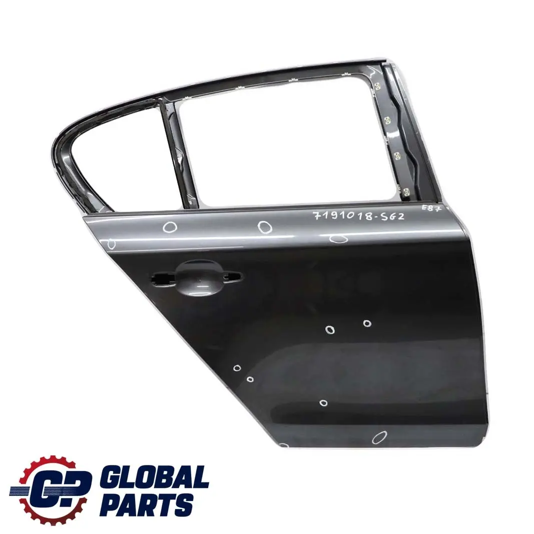 Porta posteriore destra Sparkling Graphite Metallic - A22 per BMW 2 E87 con numero di parte 7191018 BMW 2 E87 Porta posteriore destra Sparkling Graphite Metallic - A22 - SKU 7191018-SG2 - Numero di parte 7191018