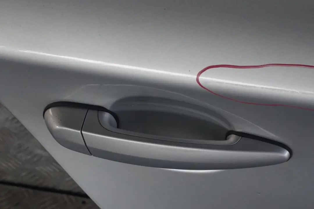 BMW 1 E87 drzwi prawe tylne tył titansilber 354 - SKU 7191018-TS14 - Numer Części 7191018