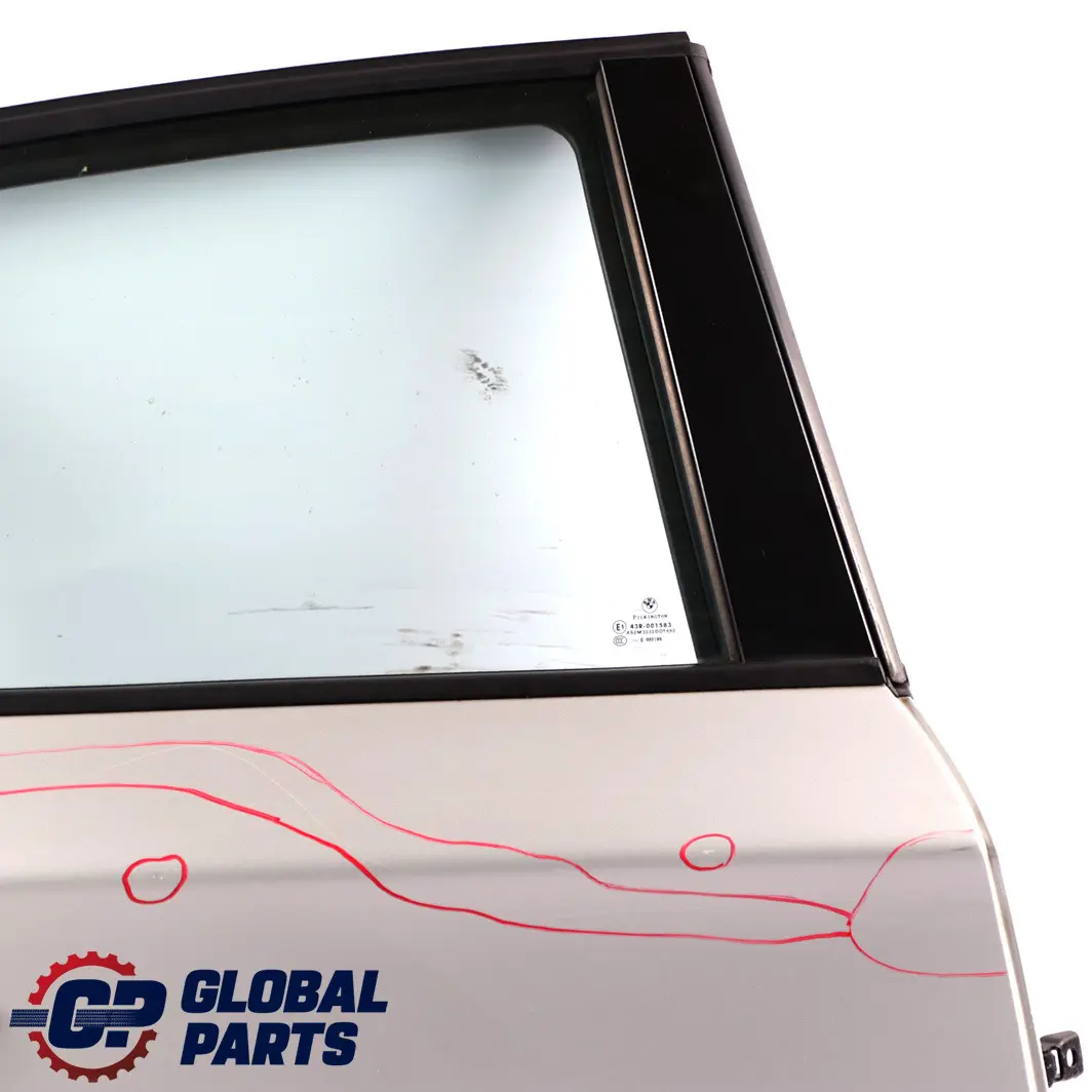 BMW 1 Series E87 Door Rear Right O/S Titansilber Titan Silver Silber - 354 - SKU 7191018-TS5 - Part number 7191018