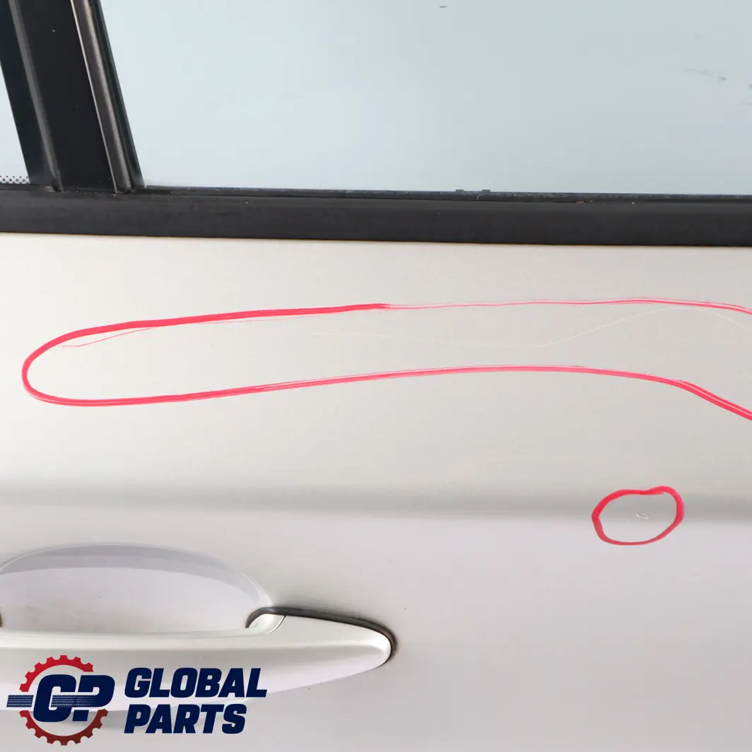 BMW 1 Series E87 Door Rear Right O/S Titansilber Titan Silver Silber - 354 - SKU 7191018-TS5 - Part number 7191018