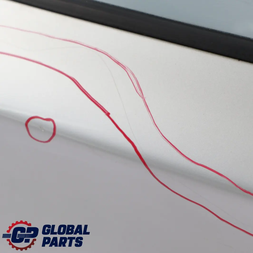 Door Rear Right O/S Titansilber Titan Silver Silber - 354 to BMW 1 Series E87 with Part number 7191018 BMW 1 Series E87 Door Rear Right O/S Titansilber Titan Silver Silber - 354 - SKU 7191018-TS5 - Part number 7191018