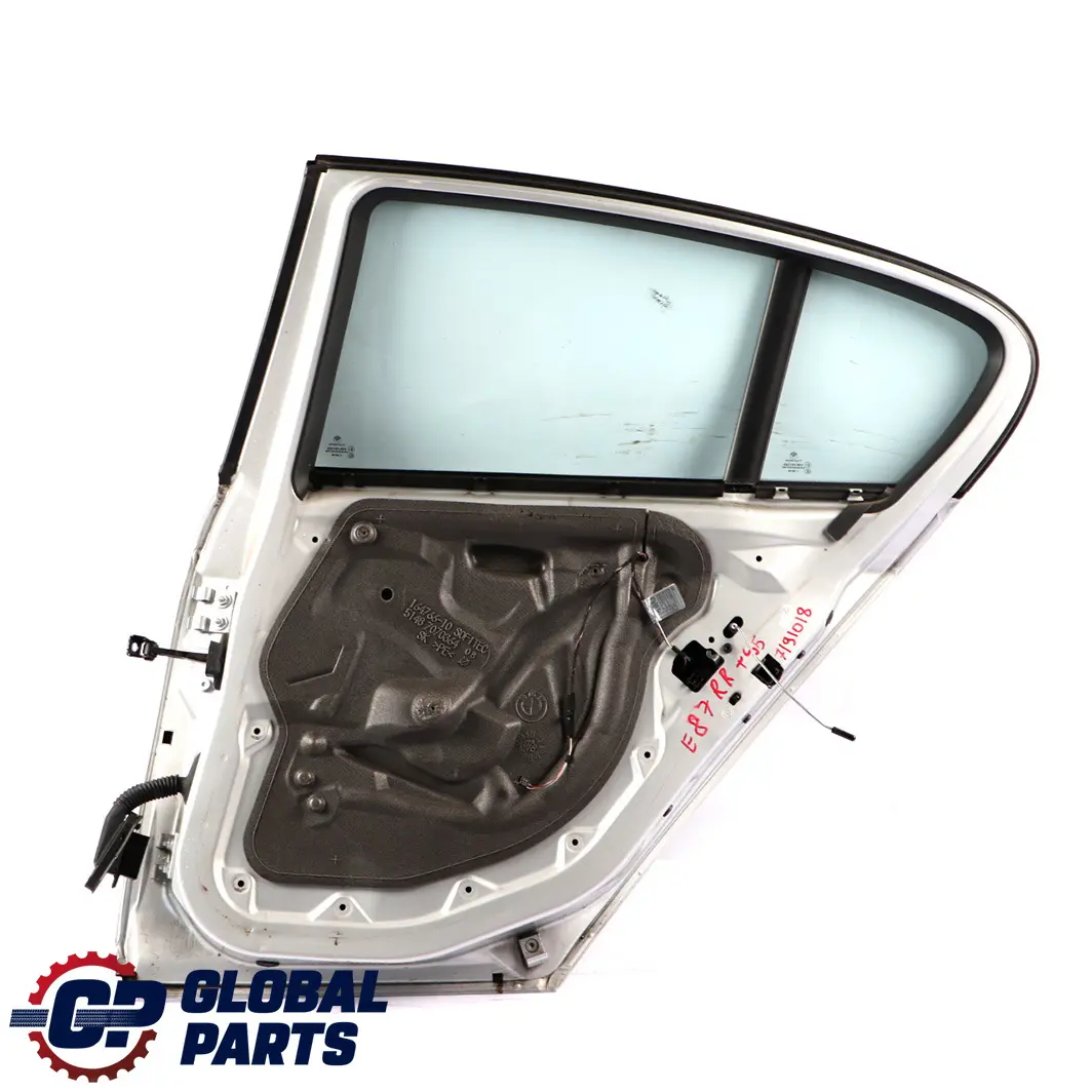 Door Rear Right O/S Titansilber Titan Silver Silber - 354 to BMW 1 Series E87 with Part number 7191018 BMW 1 Series E87 Door Rear Right O/S Titansilber Titan Silver Silber - 354 - SKU 7191018-TS5 - Part number 7191018