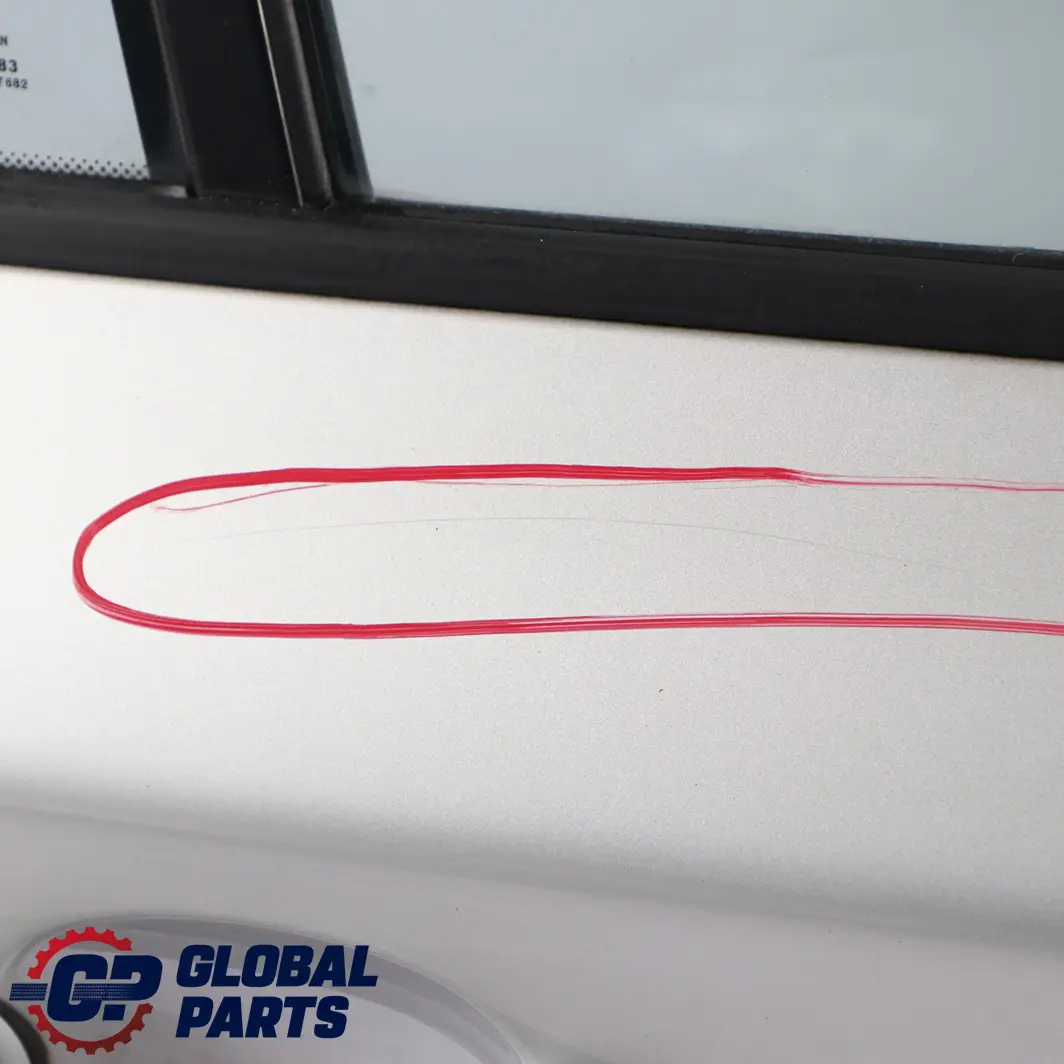 Door Rear Right O/S Titansilber Titan Silver Silber - 354 to BMW 1 Series E87 with Part number 7191018 BMW 1 Series E87 Door Rear Right O/S Titansilber Titan Silver Silber - 354 - SKU 7191018-TS5 - Part number 7191018