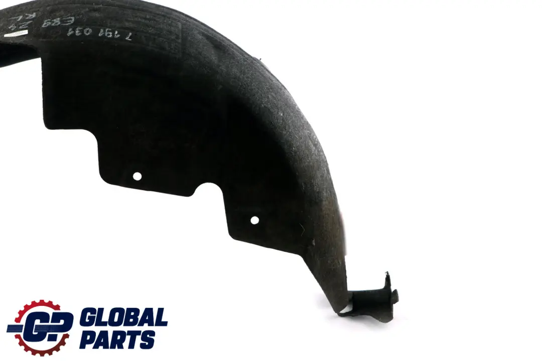 Copertura passaruota Splash Posteriore Sinistro per BMW Z4 E89 Roadster con numero di parte 7191031 BMW Z4 E89 Roadster Copertura passaruota Splash Posteriore Sinistro - SKU 7191031 - Numero di parte 7191031