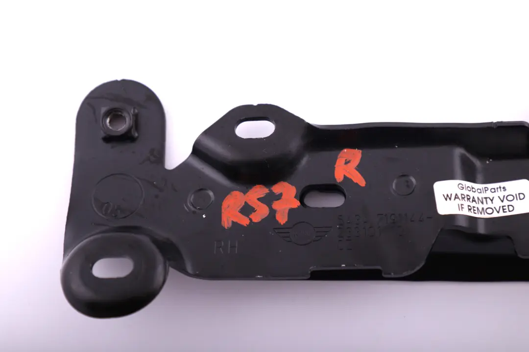 R57N LCI Junta De Soporte Techo Blando Proa Derecha para Mini Cabrio R57 con número de pieza 7191144 Mini Cabrio R57 R57N LCI Junta De Soporte Techo Blando Proa Derecha - SKU 7191144 - Número de pieza 7191144