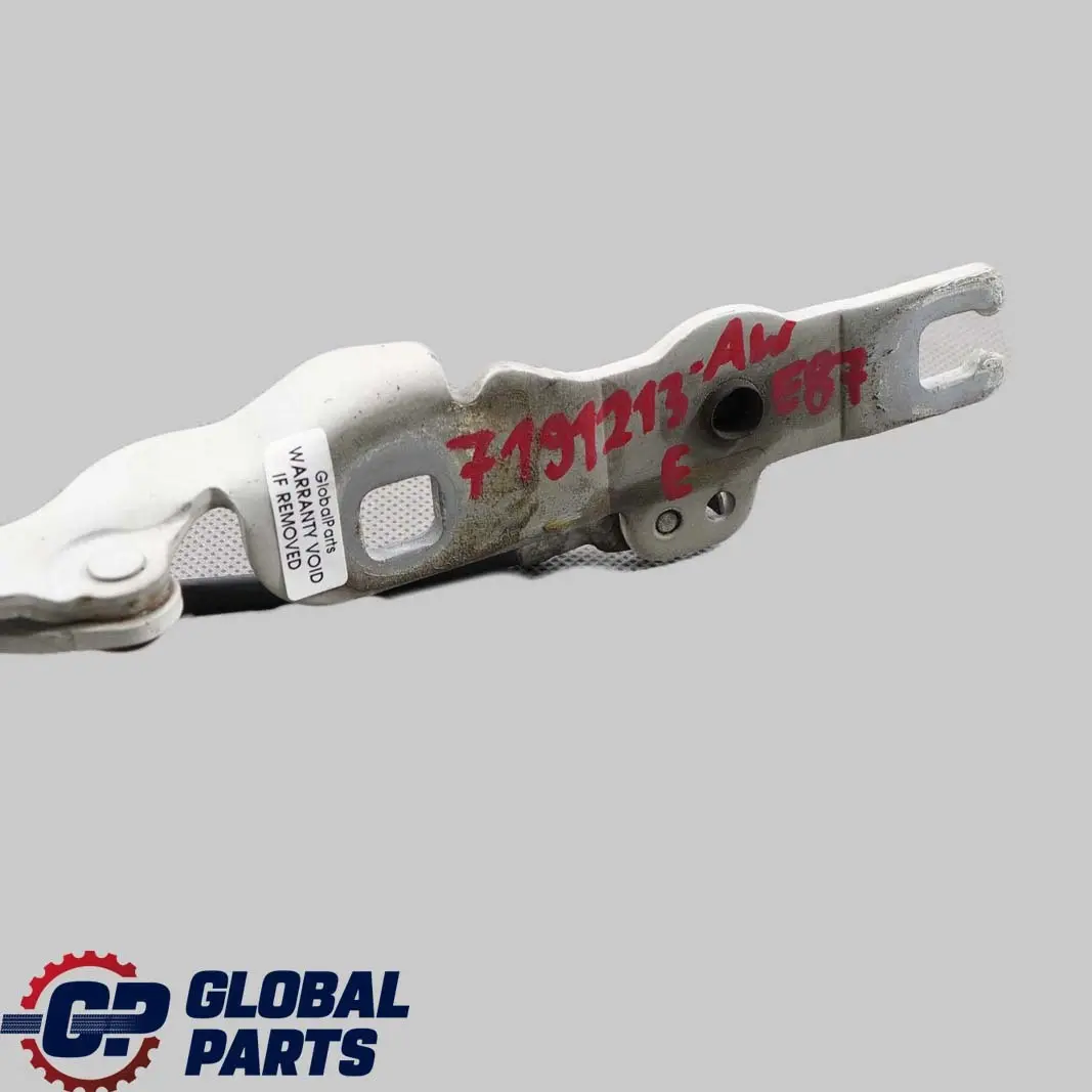 BMW E81 E87 Izquierda Motor Capo Bisagra Capo Alpinweiss Blanco - 300 - SKU 7191213-AW - Número de pieza 7060559