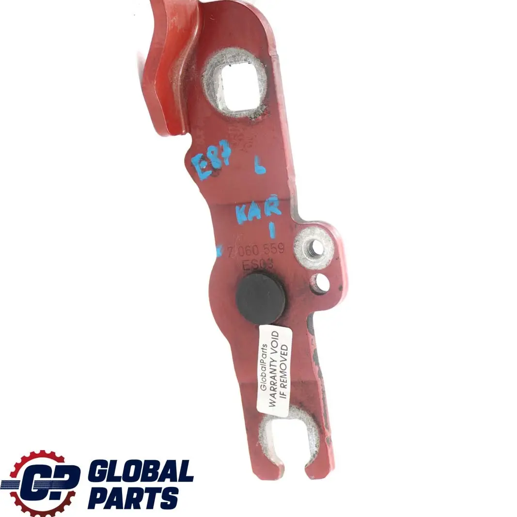 Charniere Rabat a Gauche Rouge Carmin Rouge - A61 pour BMW E81 E82 E87 à propos du numéro de pièce 7060559 BMW E81 E82 E87 Charniere Rabat a Gauche Rouge Carmin Rouge - A61 - SKU 7191213-KAR - Numéro de pièce 7060559