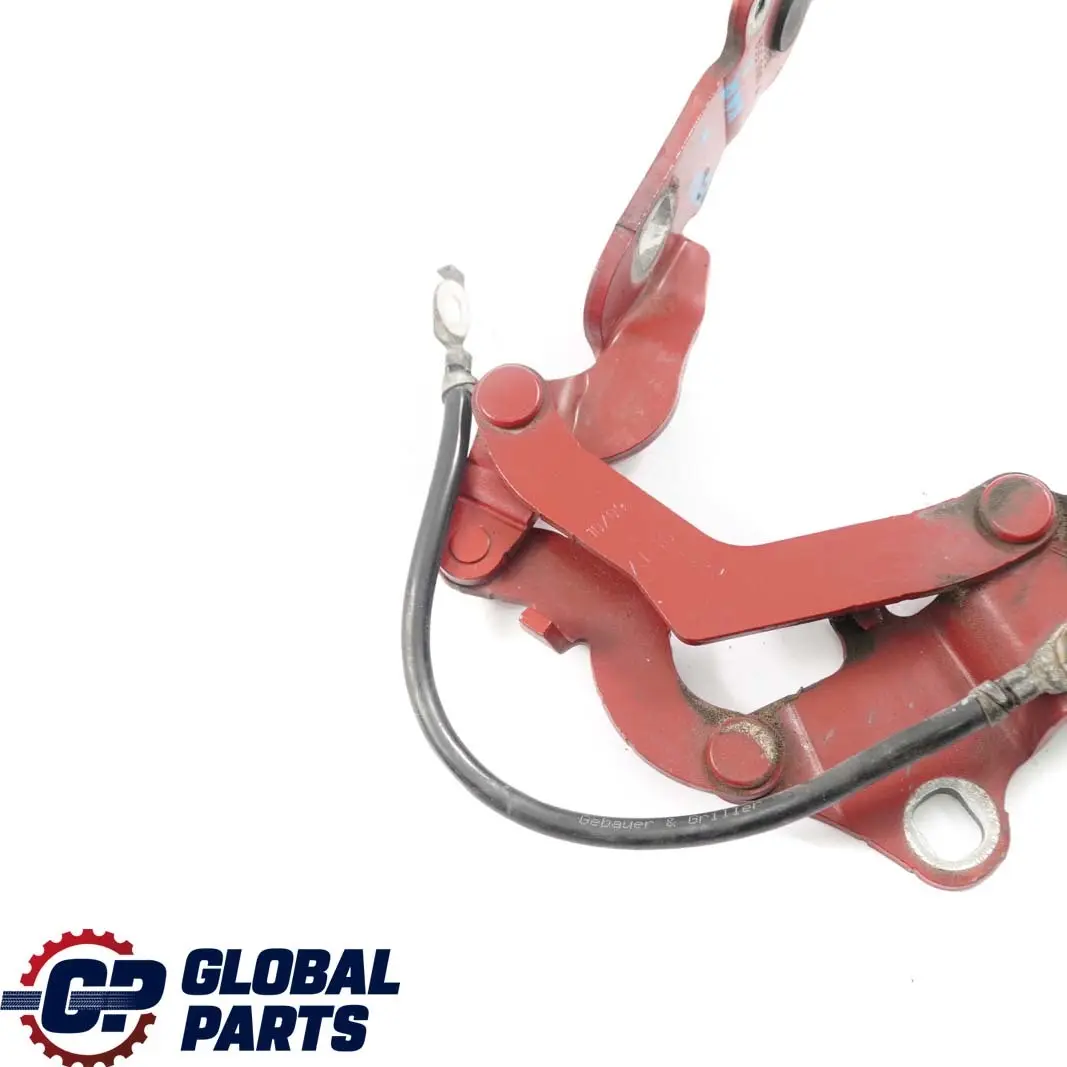 BMW E81 E87 Izquierda Motor Capo Bisagra Capo Karmesinrot Rojo Carmesi - A61 - SKU 7191213-KAR - Número de pieza 7060559