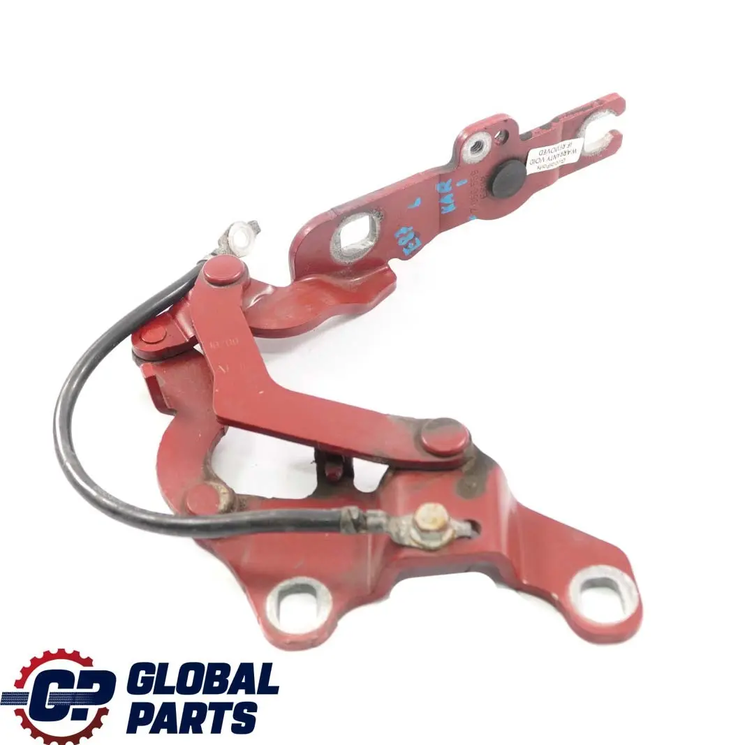BMW 1 E81 E82 E87 Scharnier Frontklappe Links Karmesinrot Rot - A61 - SKU 7191213-KAR - Teilenummer 7060559